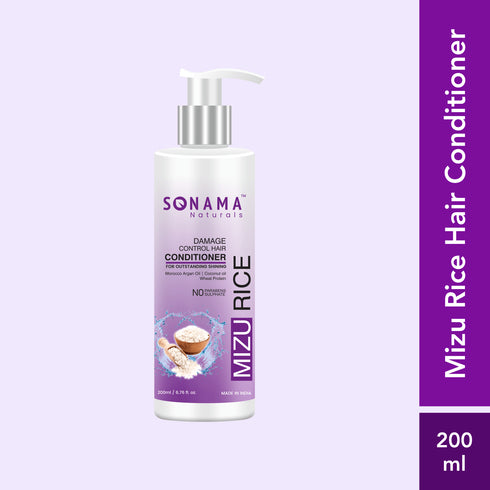 Revitalize and Shine: Mizu Rice Damage Control Hair Conditioner