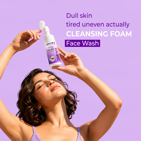 Mizu Rice Cleansing Foam Face Wash - Radiant Complexion, Naturally