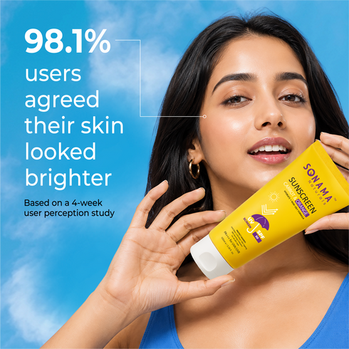 Carrot & Orange Sunscreen SPF 50 PA+++: Non-Greasy, Water-Resistant