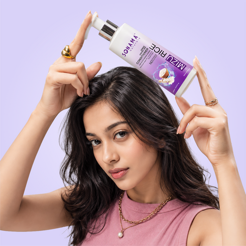Revitalize and Shine: Mizu Rice Damage Control Hair Conditioner