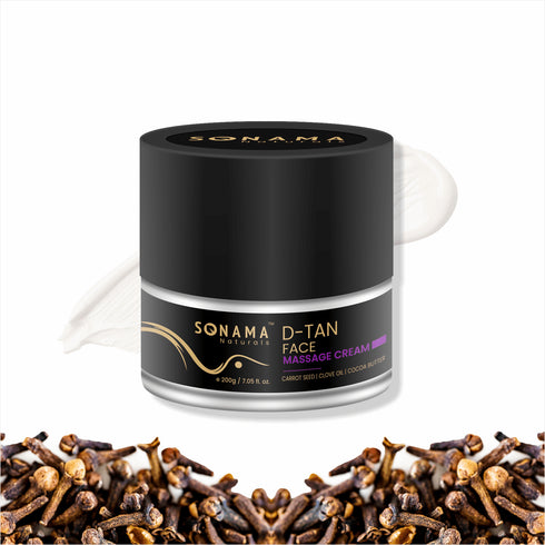 D-TAN Face Massage Cream (200GM) - Restore Radiance with Natural Oils