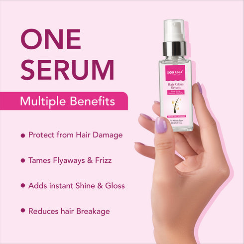 Hair Gloss Serum with Argan Oil & Vitamin E