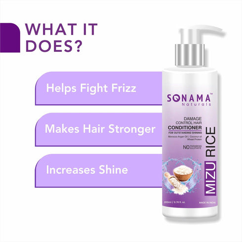 Sonama Naturals Damage Repair Regimen: Hair Shampoo | Hair Conditioner | Hair Serum