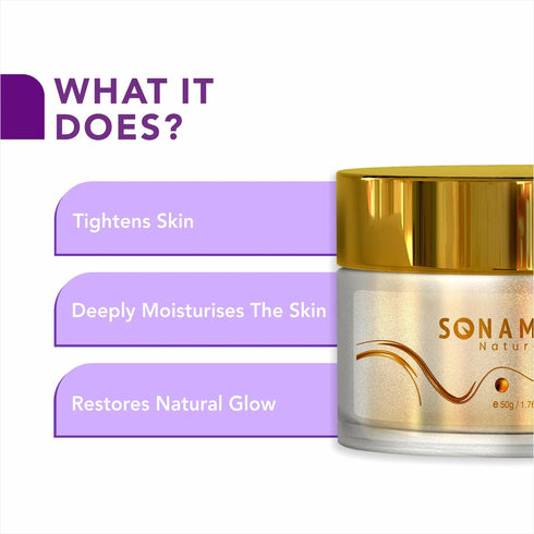 Sonama Naturals Ageless Radiance Regimen: Night Cream | Under Eye Cream | Face Oil