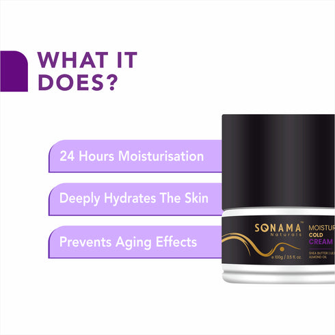 Moisturising Cold Cream (100GM)- Long Lasting Hydration for All Skin Types