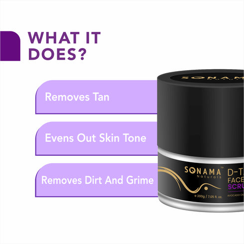 D-Tan Face Scruber (200GM) - A Natural Solution to Remove Sun Tan