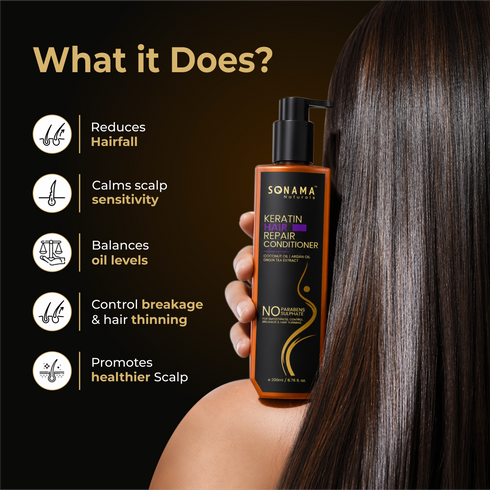 Sonama Naturals โ Keratin Hair Repair Conditioner - Nourish Your Hair with Keratin Protein | Hair Care