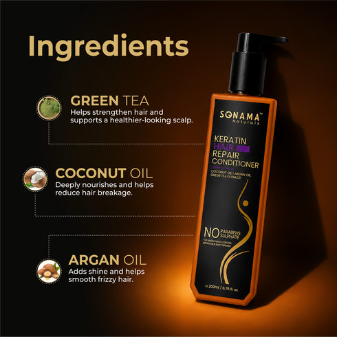 Sonama Naturals โ Keratin Hair Repair Conditioner - Nourish Your Hair with Keratin Protein | Hair Care