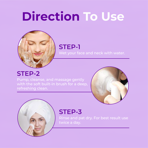 Mizu Rice Cleansing Foam Face Wash - Radiant Complexion, Naturally