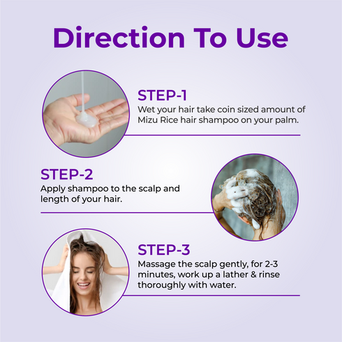 Strengthen and Revitalize: Mizu Rice Damage Control Hair Shampoo