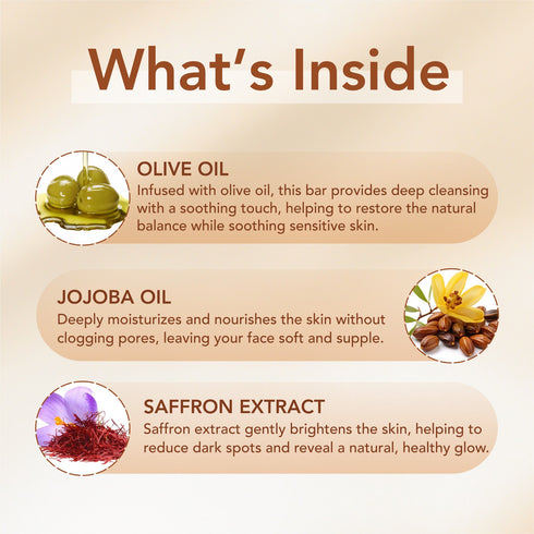 Aloe Vera Saffron Bar Skin Brightening Soap