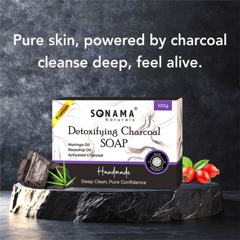 Detoxifying Charcoal Soap – Deep Cleansing & Purifying Handmade Soap