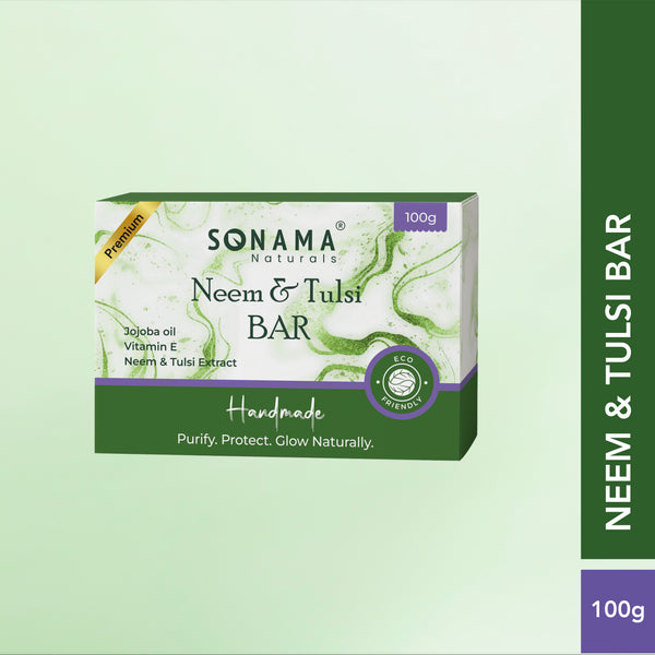 Neem & Tulsi Bar | Handmade Natural Cleanser for Skin