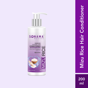 Revitalize and Shine: Mizu Rice Damage Control Hair Conditioner