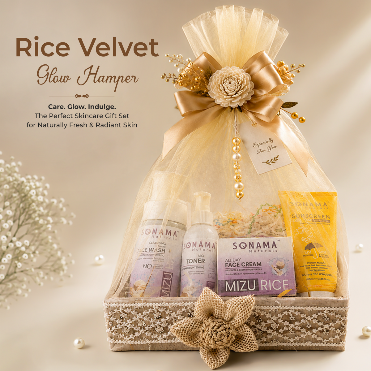 Rice Velvet Glow Hamper