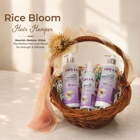 Rice Bloom Hair Hamper