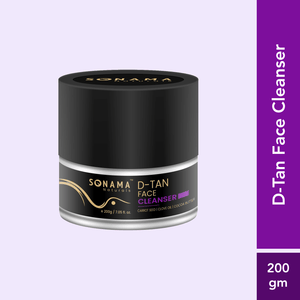 D-Tan Face Cleanser (200GM) - Natural Formula to Lighten and Brighten Skin
