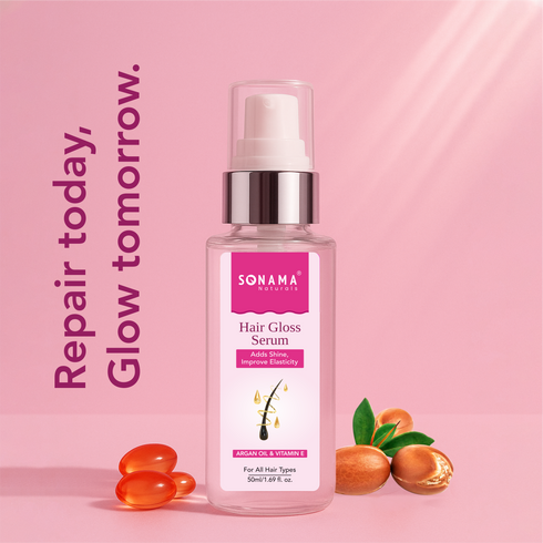 Hair Gloss Serum with Argan Oil & Vitamin E