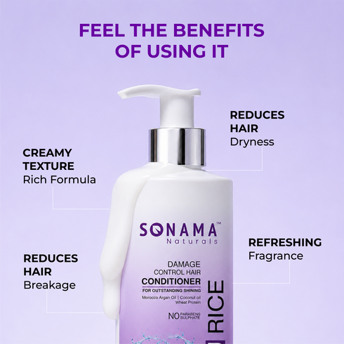 Revitalize and Shine: Mizu Rice Damage Control Hair Conditioner