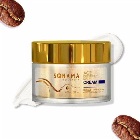Sonama Naturals Rest and Rejuvenate Regimen: Under Eye Cream | Age Defence Night Cream