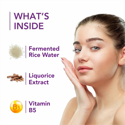 Sonama Naturals Mizu Rice 4-Step Regimen: Cleansing Form Face Wash | Face Toner | Face Serum | All Day Face Cream