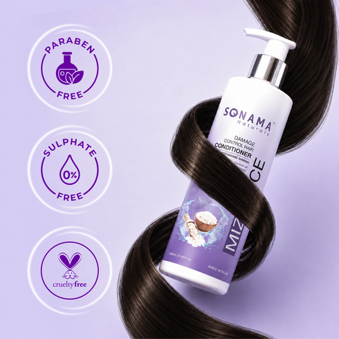 Revitalize and Shine: Mizu Rice Damage Control Hair Conditioner