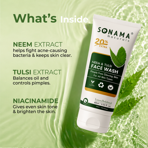 Sonama Naturals Neem & Tulsi Face Wash