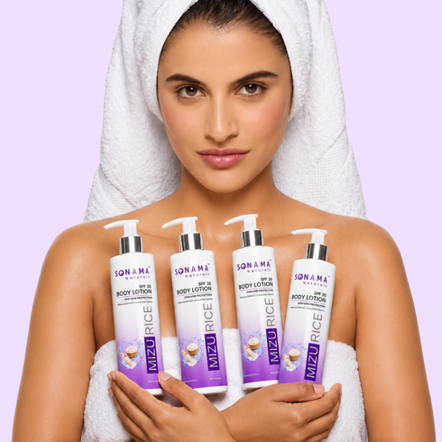 Mizu Rice SPF 30 Body Lotion For Deep Nourishment And Hydration