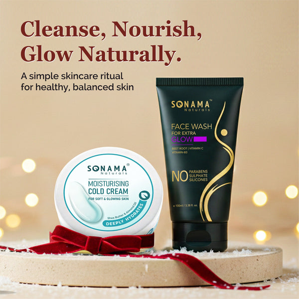Extra Glow Face Wash + Nourishing Cold Cream Combo Pack