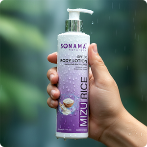 Mizu Rice SPF 30 Body Lotion For Deep Nourishment And Hydration