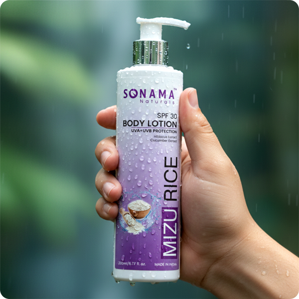 Mizu Rice SPF 30 Body Lotion For Deep Nourishment And Hydration