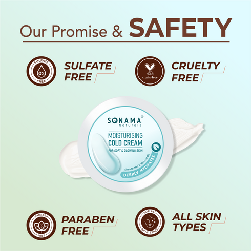 Moisturising Cold Cream (100GM)- Long Lasting Hydration for All Skin Types